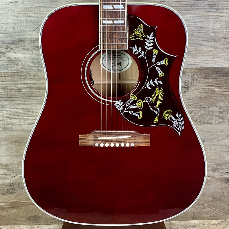 Gibson Custom Shop Hummingbird M2M Wine Red w/case image 1