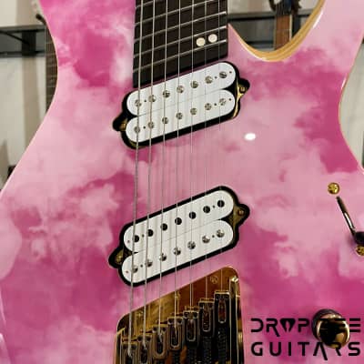 Ormsby Artist Series Kris Xen Goliath GTR Run 17 7-String Electric Guitar w/ Bag-Strawberry Storm image 6