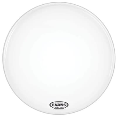 Evans EQ3 Resonant Bass Drumhead w/ No Port Coated White 24 in image 2