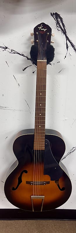 Vintage Kay P-3 Archtop Acoustic – Sunburst – w/ Period-Correct