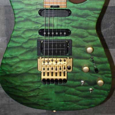 Jackson  Phil Collen PC1 2016 Satin Green, Artist Signed. LOOK comes with Hard Case! for sale