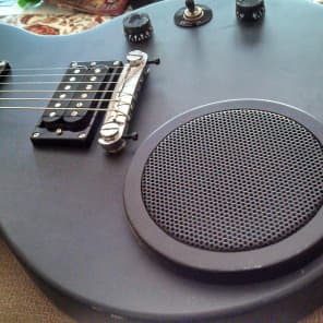 Epiphone Les Paul Special  Worn Black with built-in amp and speaker - Must See! image 11