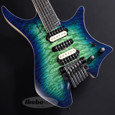 Strandberg Boden J6 Standard Trem Quilted Maple (Green Blue Burst