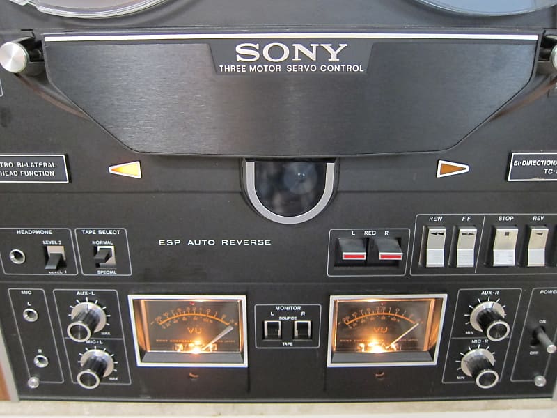 Vintage Sony TC-580 Top Line Reel-Reel Auto Reverse, 6 heads, Needs Repair,  Nice Cosmetics, 120/220