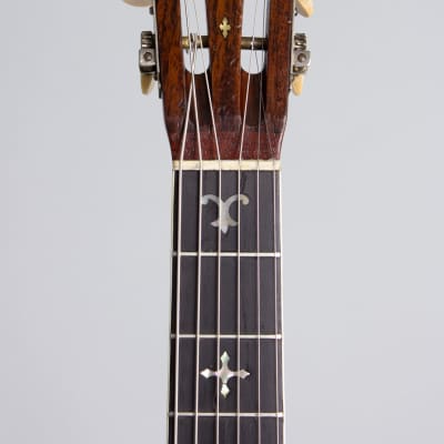Regal  Concert Size Custom Built Flat Top Acoustic Guitar,  c. 1928, ser. #4041, black hard shell case. image 5