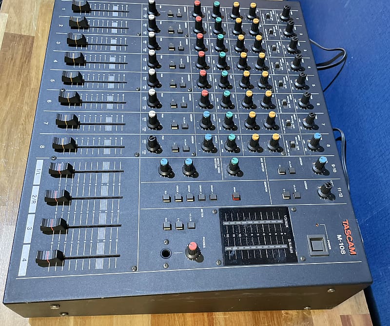 Tascam M-108 Vintage Analog Mixer 12ch 8bus | Reverb