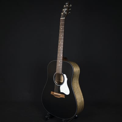 Seagull S6 Classic Solid Cedar Top Acoustic Electric Guitar Blackwashed (048595001978) image 11