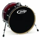 PDP Concept Maple Bass Drum 22x18 Red To Black Fade