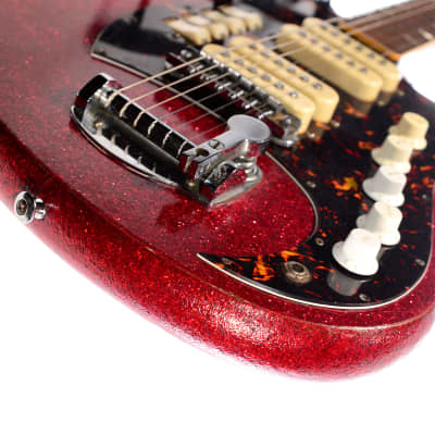 Norma 4-Pickup Electric Guitar Red Sparkle 1960's w/GigBag VINTAGE image 9