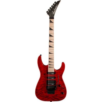 Jackson  JS34Q Dinky DKAM Electric Guitar 2023 -  Transparent Red image 3