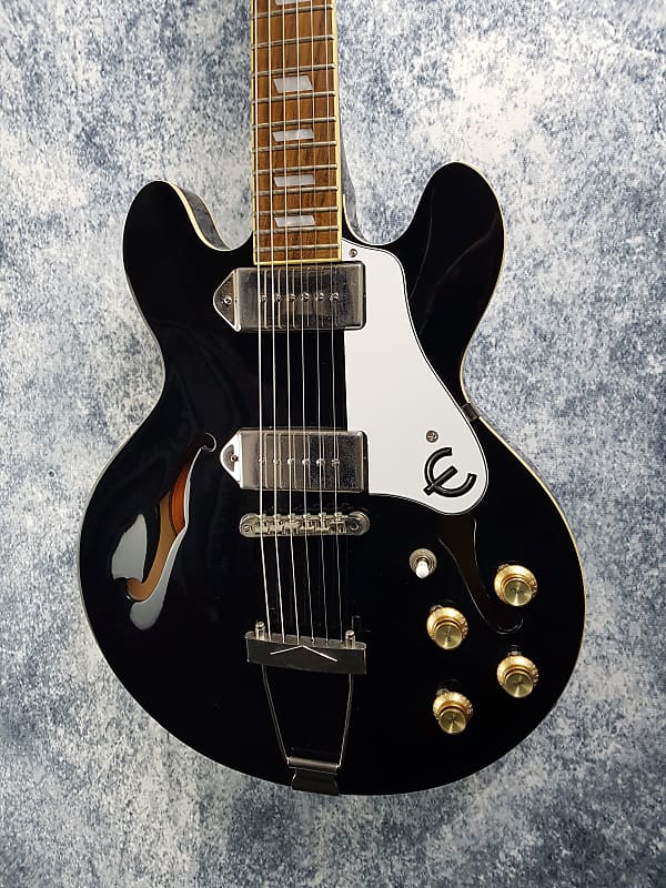 Epiphone Casino Coupé Semi-Acoustic Guitar - Ebony - Pre