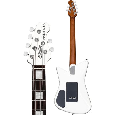 Sterling by Music Man Mariposa Electric Guitar Imperial White image 4