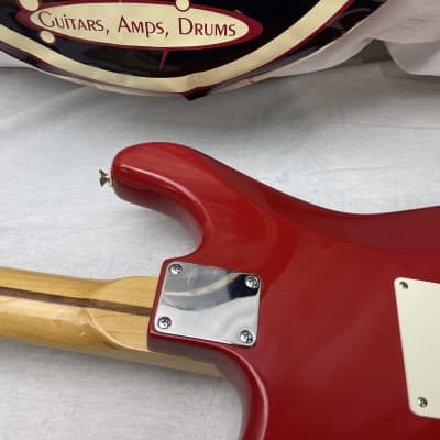 Squier Stratocaster by Fender - MIK Made in Korea 1990s - Torino Red / Maple neck image 18