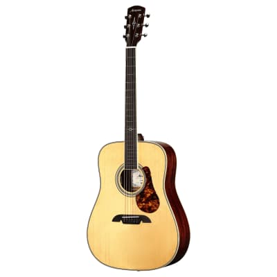 Alvarez MD60e Herringbone Masterworks Dreadnought Guitar, Acoustic Electric 2024 - Natural Gloss image 3
