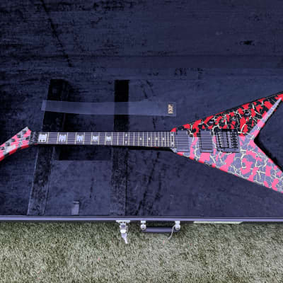 ESP KKV-380 red crackle Kerry King V 1997 - Red Crackle image 19
