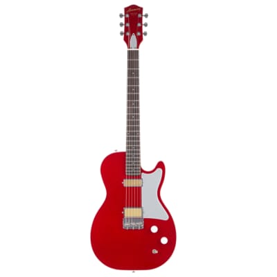 Harmony Standard Jupiter Thinline Electric Guitar w/Case, Cherry image 1