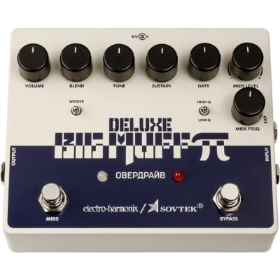 Electro-Harmonix Sovtek Deluxe Big Muff Pi Distortion/Sustainer Pedal for sale