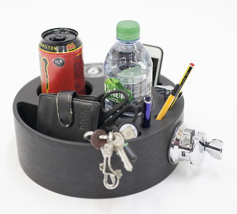 Joe's Butler caddy style drinks, wallet and phone holder with tom bracket image 1