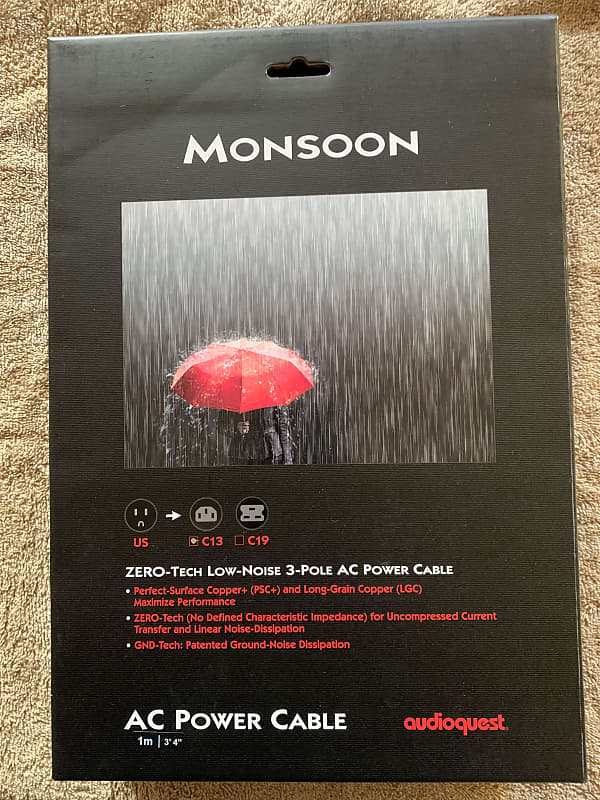 AudioQuest Monsoon Power Cable Reverb UK