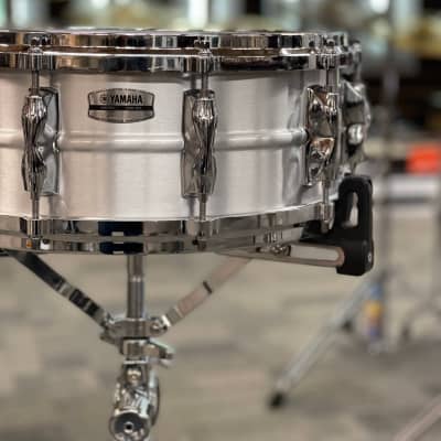 YAMAHA RAS-1455 14X5.5 RECORDING CUSTOM ALUMINUM SNARE DRUM UNC image 2