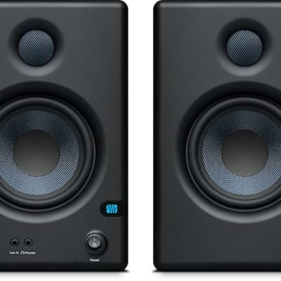  PreSonus Eris E4.5BT 4.5-Inch Near Field Studio Monitors with  Bluetooth Bundle with Studio Monitor Isolation Pads for 5-Inch Speakers  (Pair) and 6 Feet TRS Cable (2-Pack) (4 Items) : Musical Instruments