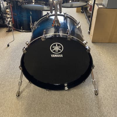 Yamaha Live Custom Hybrid Oak UZU Ice Sunburst 4pc Drum Set image 1