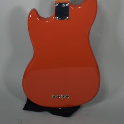 2022 Fender Vintera '60s Mustang Bass Fiesta Red Finish w/Gig Bag image 3