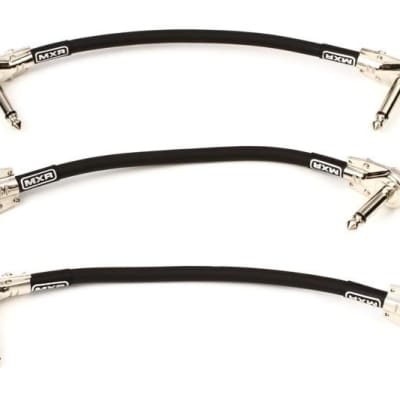 MXR - 3PDCP06 - Pedalboard Patch Cable - Right Angle to Same - 6in. - Pack of 3 image 2
