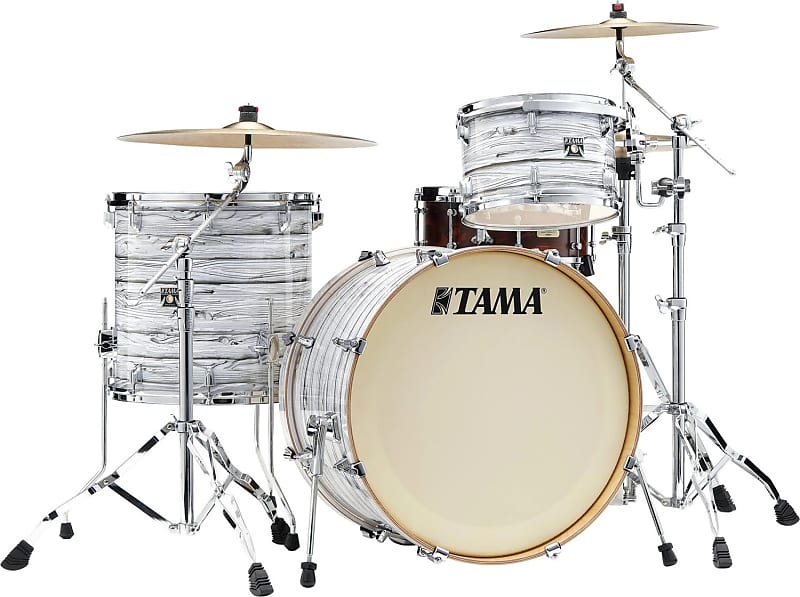 Tama Superstar Classic Maple 3PC Drum Shell Pack, Ice Ash Wrap image 1