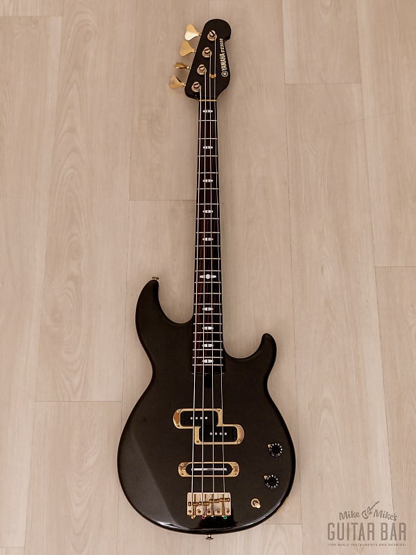 1983 Yamaha Broad Bass BB3000 Vintage Neck Through PJ Bass Guitar Metallic  Black, Japan