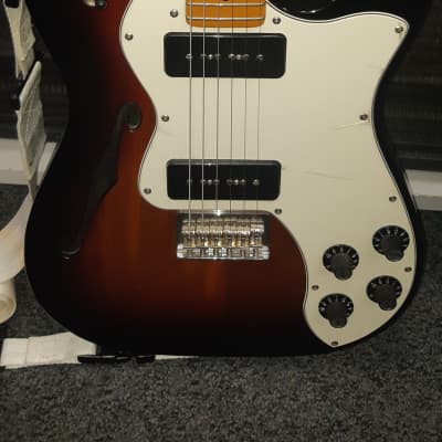 Fender Modern Player Telecaster Thinline Deluxe 2015 - Sunburst image 2