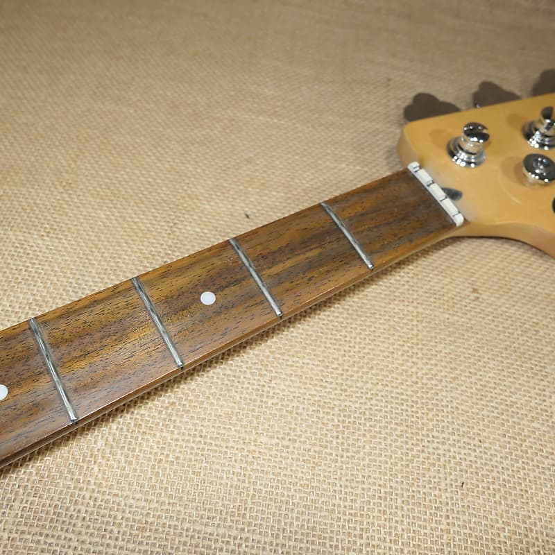 Neck + Tuners Maple/Rosewood, Genuine 2007 Squier J Bass | Reverb