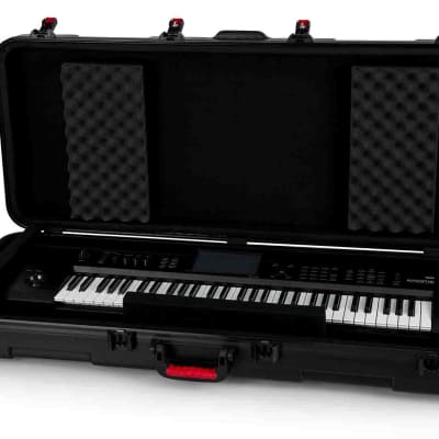 Gator Cases GTSA-KEY61 Keyboard Case for 61-note Keyboards with Wheels image 5