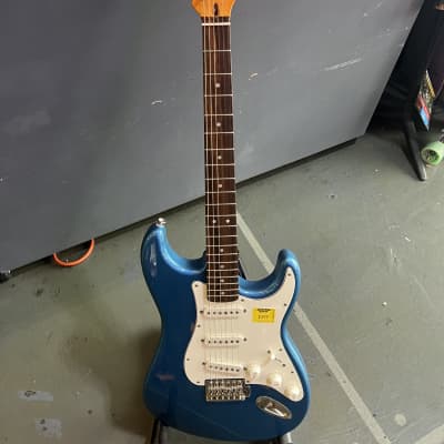 Squier Stratocaster - Blue sparkle image 1