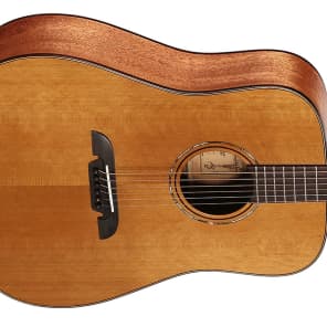 Alvarez MD65 Cedar Acoustic Solid Wood Dreadnought Guitar & Case image 2