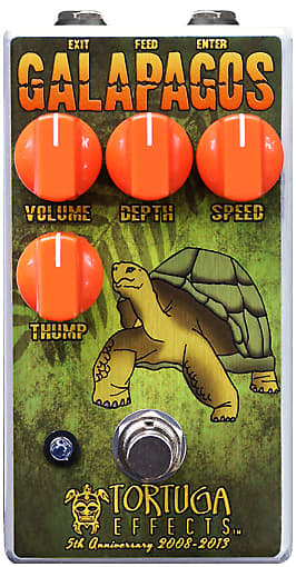 Tortuga Effects Galapagos Tremolo/Booster - Tortuga Effects Galapagos Tremolo/Booster Standard image 1