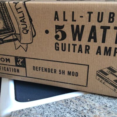 Kustom Defender 5H MOD All Tube Guitar Amp Box Paperwork Etc. Mint 2021 Black image 11