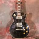 Transparent Black Quilt Maple Top Gibson Custom Shop Electric Guitar w/ HSC