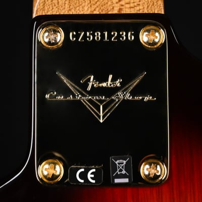 Fender Custom Shop Artisan Korina Stratocaster NOS- Chocolate 3 Tone Sunburst 2025 (CZ581236) image 16