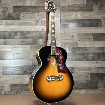 Epiphone J-200 Acoustic Guitar - Aged Vintage Sunburst Gloss for sale