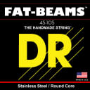 DR Fat-Beams Stainless Steel/Round Core 45-105 Bass String 45 65 85 105 4-String