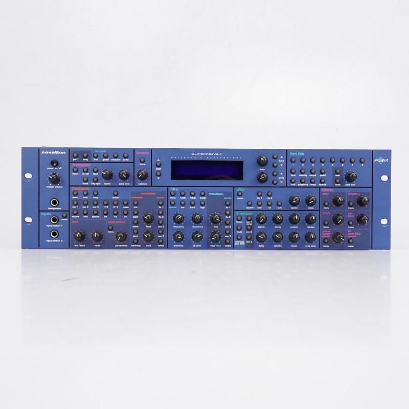 Novation Supernova II 24-Voice Polyphonic Virtual Analog Novation Supernova II 24-Voice Polyphonic Virtual Analog