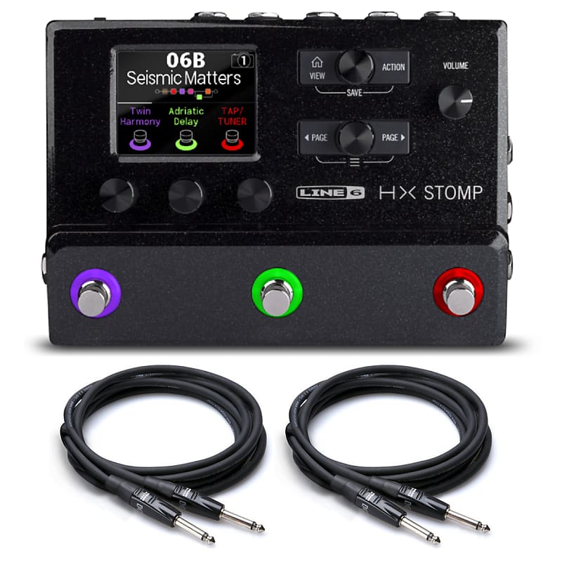 New Line 6 HX Stomp Compact Amp & Effects Processor Guitar Multi Effects Pedal image 1