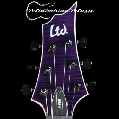 ESP LTD H-200 FM - See Through Purple Gloss Finish image 4