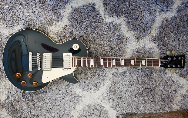 EPIPHONE JAPAN FUJIGEN LES PAUL CUSTOM BLK ELECTRIC GUITAR