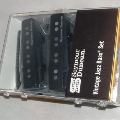 Seymour Duncan SJB-1 vintage jazz bass pickups Black | Reverb