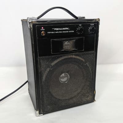 Radio Shack - Realistic MPS-20 Portable Amplified Speaker System - Black image 1