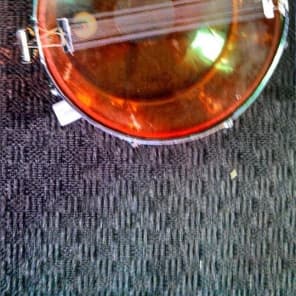 Ludwig Vistalite Marching Snare Drum 1970's Orange imagen 4