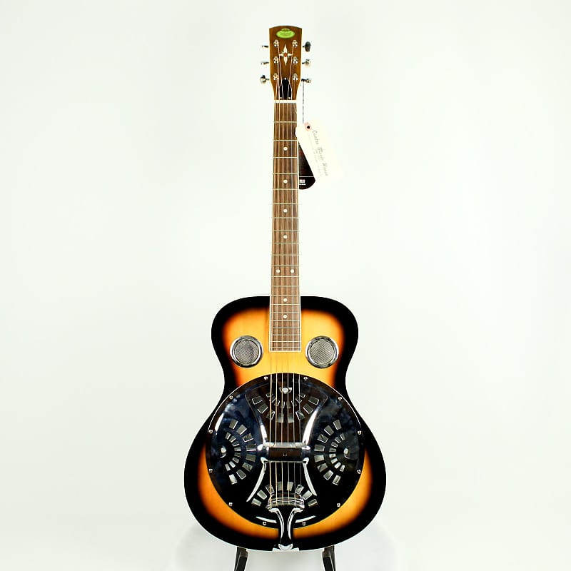 Regal RD-40V Studio Series Roundneck Resophonic Guitar – Vintage Sunburst image 1