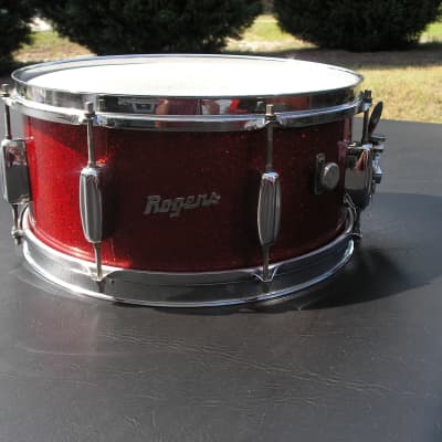Vintage 1960's Rogers 14 x 6 1/2" Powertone Snare Drum (B&B Lugs) - Extremely RARE! image 1